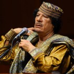 Il leader libico Gheddafi