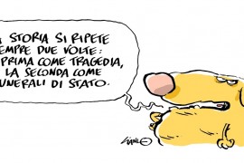 GianLorenzo Ingrami. Funerale di Berlusconi