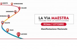 7 ottobre, Costituzione la Via Maestra. Zagrebelsky: la Carta da difendere
